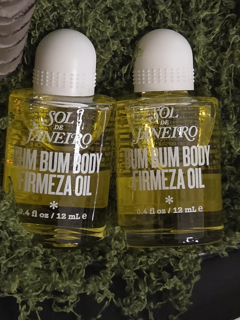 Sol de Janeiro Bum Bum Body Firmeza Oil 0.4oz 12ml x2 Mini Travel Size New